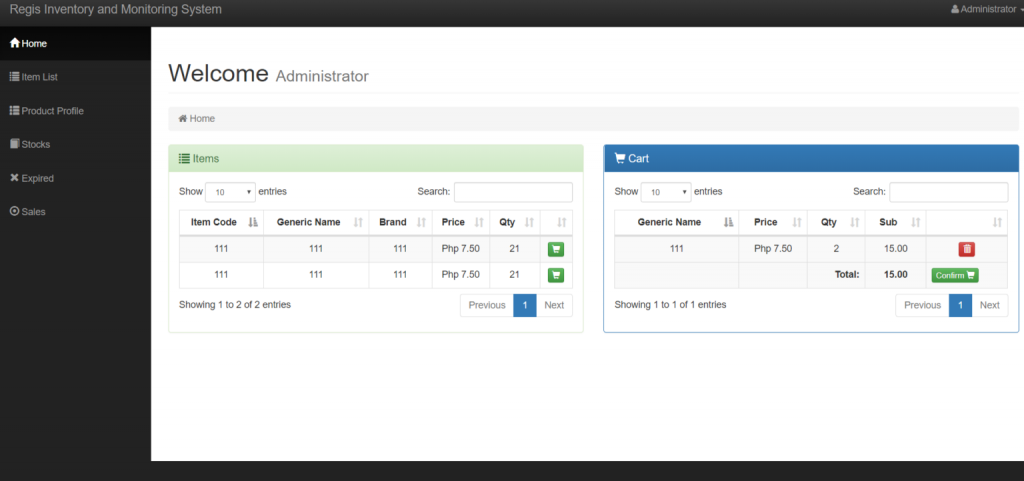 Inventory And Monitoring System In Php With Source Code Source Code Riset