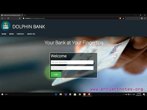 Online Banking System in PHP With Source Code